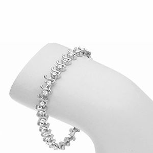 Swarovski Element Bracelet sterling silver overlay